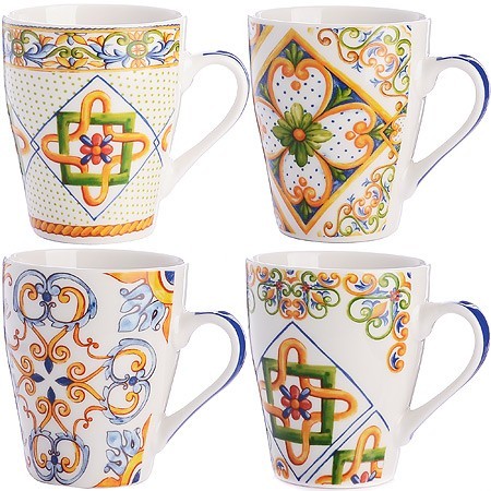 Кружка 340 мл Орнамент (мин. 4шт) LR (31224)