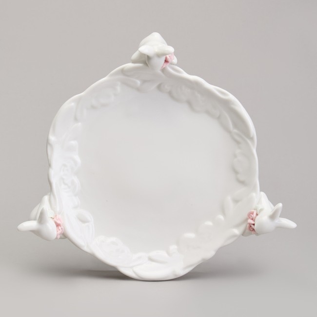 Блюдо сервировочное "кролики" 21,5х21,5х6 см LEFARD (146-2163)