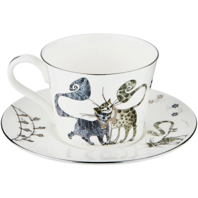 Чайный набор на 2 персоны "котики", 4 пр. 230 мл. Lefard (264-928) Чайный набор на 2 персоны "котики", 4 пр. 230 мл. Lefard (264-928)