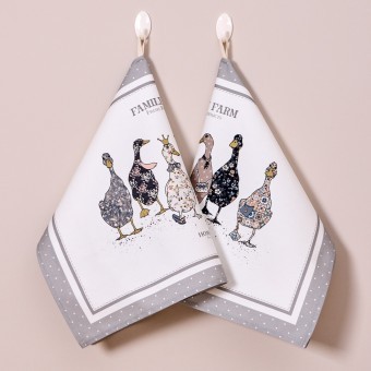 Набор полотенец из 2х шт "family farm",40х60см, 100% хлопок, серый Lefard (850-750-61) Набор полотенец из 2х шт "family farm",40х60см, 100% хлопок, серый Lefard (850-750-61)