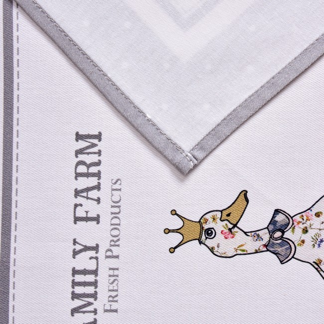 Набор полотенец из 2х шт "family farm",40х60см, 100% хлопок, серый Lefard (850-750-61)