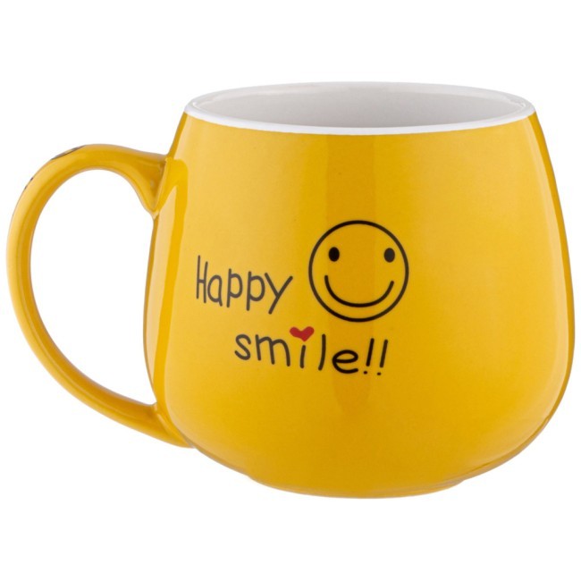 Кружка коллекция "веселый смайлик" 300 мл 9*8,2 см Lefard (155-142) Кружка коллекция "веселый смайлик" 300 мл 9*8,2 см Lefard (155-142)