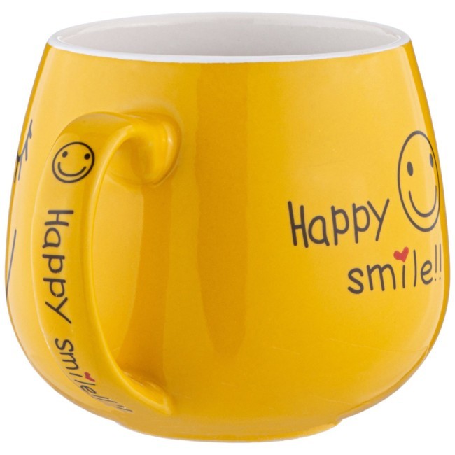Кружка коллекция "веселый смайлик" 300 мл 9*8,2 см Lefard (155-147)