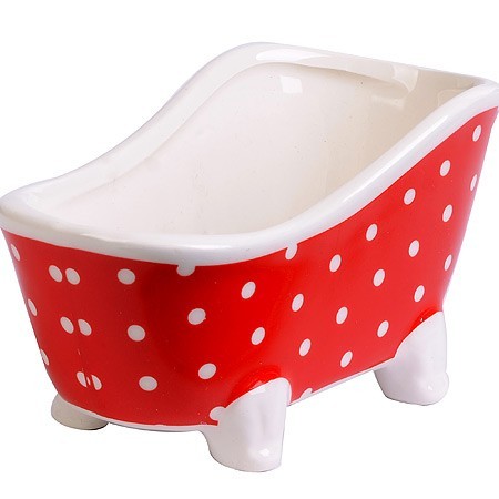 Подставка д/губки 150мл Красный Узор LR (25856) Подставка д/губки 150мл Красный Узор LR (25856)