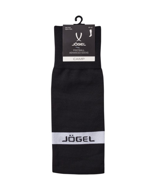 Гетры футбольные JOGEL  CAMP ADVANCED SOCKS, черный/белый (2077009)