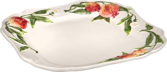 Блюдо "гранаты" 37*37 см.высота=5 см. Annaluma (628-568)