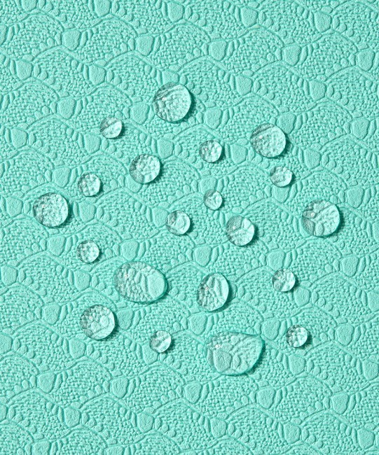 Коврик для йоги и фитнеса STARFIT FM-201, TPE, 183x61x0,6 см, мятный/серый (2105119)