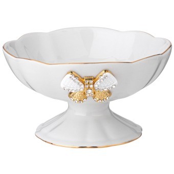 Ваза на ножке lefard "venezia" 13*7 см (кор-24шт) Lefard (55-3022)