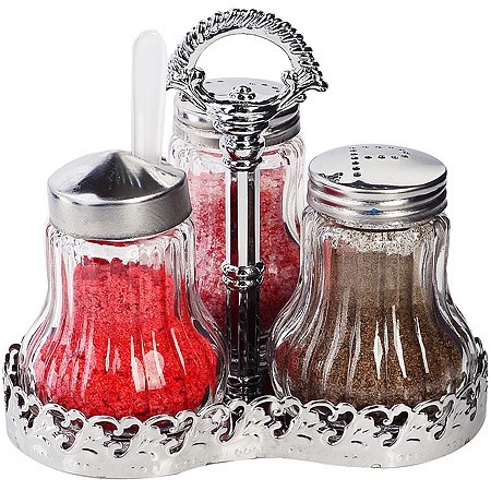 Набор для специй на подставке 5 пр стекло/нерж Mayer&Boch (40481) Набор для специй на подставке 5 пр стекло/нерж Mayer&Boch (40481)