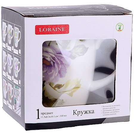 Кружка 310мл Очарование доломит LR (60226) Кружка 310мл Очарование доломит LR (60226)