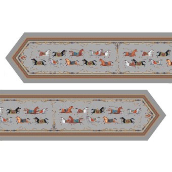 Дорожка "passage" 45х300см, 100% хлопок, серый ,твил c пропиткой Lefard (850-761-32)