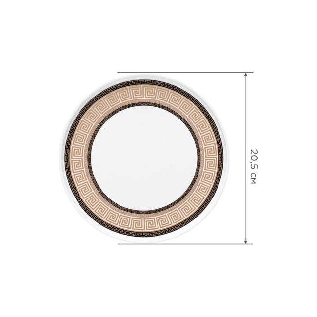 Набор тарелок закусочных lefard "elegance" 2шт. 20,5см Lefard (42-412)