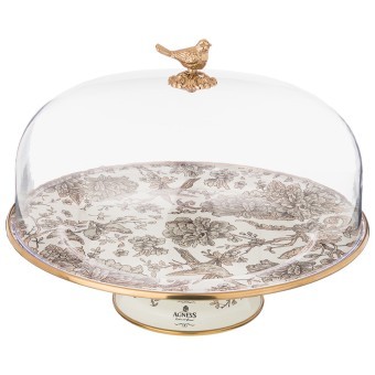 Тортовница lefard с крышкой диа.30см Lefard (950-725)