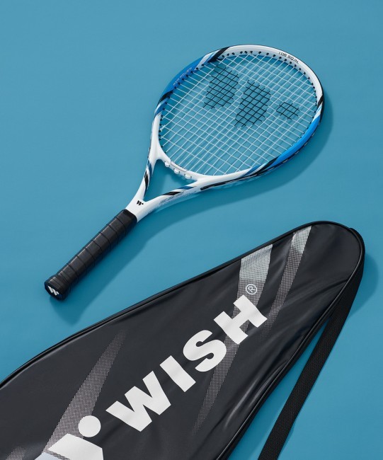 Ракетка для большого тенниса WISH FusionTec 568 27", белый/синий (1585195)