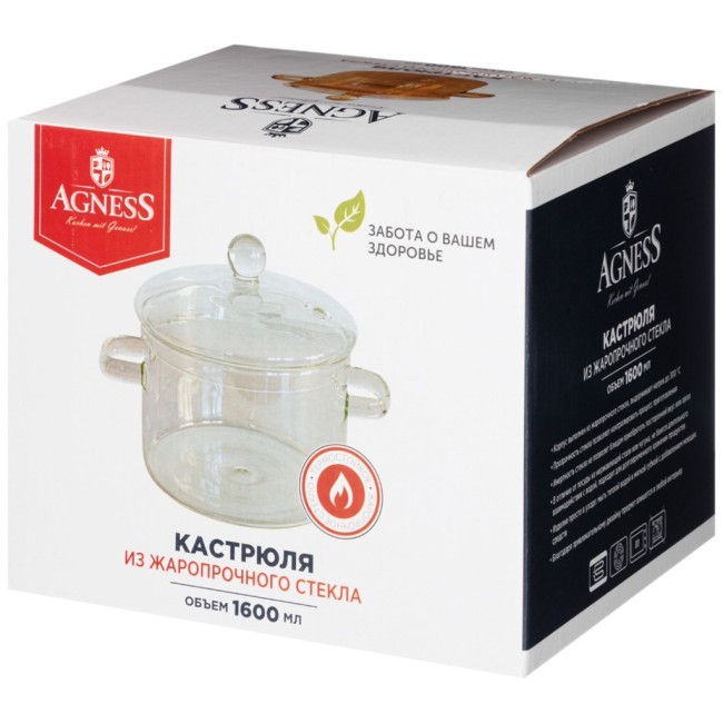 Кастрюля 1,6 л Agness (887-199)