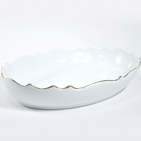 Блюдо сервировочное для подачи керамика 37х25х6 LR (90018-136L)