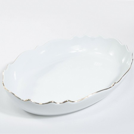 Блюдо сервировочное для подачи керамика 37х25х6 LR (90018-136L)