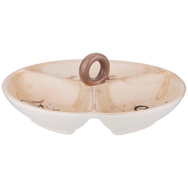 Менажница 3 секции agness "парижские коты" 22*7,5 см Agness (358-1905)