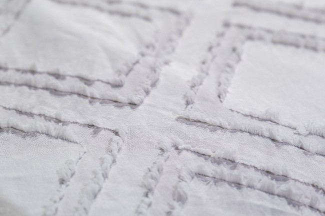Покрывало Квадро серое 240*260 (TT-00013976)