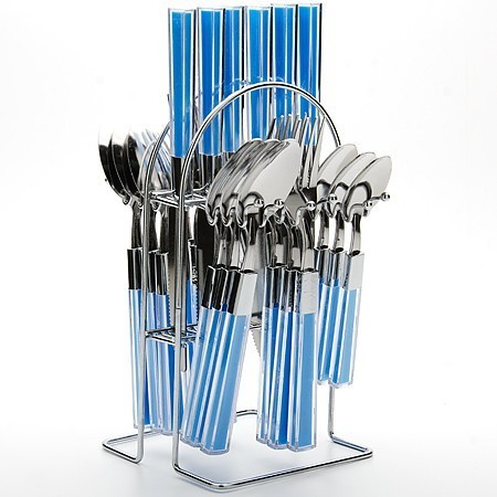 Набор столовых приборов 25пр СИНИЙ Mayer&Boch (20686-3)