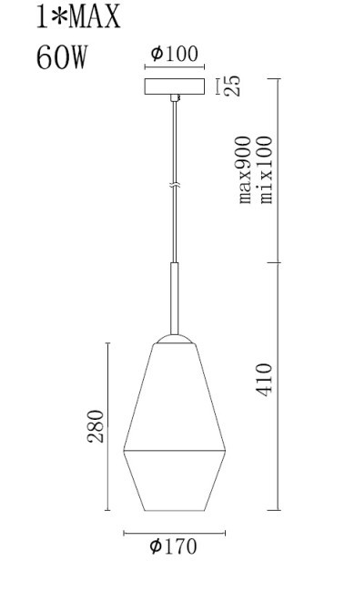 Светильник потолочный латунь, d20*h130см (TT-00008713) Светильник потолочный латунь, d20*h130см (TT-00008713)