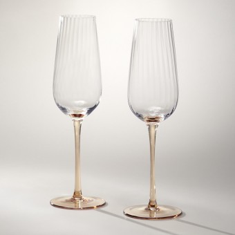 Набор бокалов для шампанского из 2-х штук "j'adore" 250 мл Lefard (887-436)