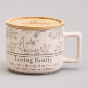 Кружка lefard 400мл с бамбуковой крышкой "sweet home" 9.6*8cm Lefard (756-476) Кружка lefard 400мл с бамбуковой крышкой "sweet home" 9.6*8cm Lefard (756-476)