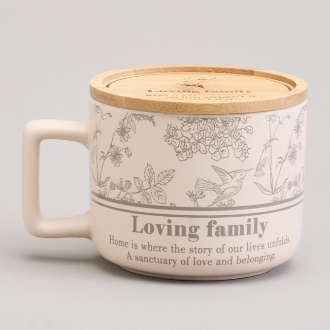 Кружка lefard 400мл с бамбуковой крышкой "sweet home" 9.6*8cm Lefard (756-476) Кружка lefard 400мл с бамбуковой крышкой "sweet home" 9.6*8cm Lefard (756-476)