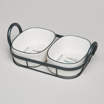 Набор форм на метал.подставке lefard "family farm" 2 шт. 28,5*16*8,5 cm Lefard (263-1373)