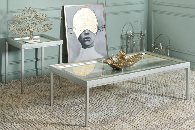 Стол журнальный "Mirage" 142*76*46см (TT-00010555) Стол журнальный "Mirage" 142*76*46см (TT-00010555)