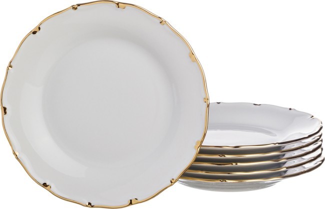 Набор тарелок из 6 шт."симона" диаметр 17 см. Elisabeth Bohemia Original (662-564)
