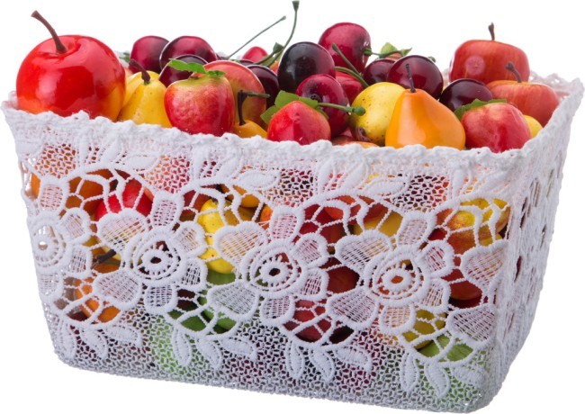 Корзинка белая 23*17 см,высота=13 см без упаковки Lefard (120-117) Корзинка белая 23*17 см,высота=13 см без упаковки Lefard (120-117)