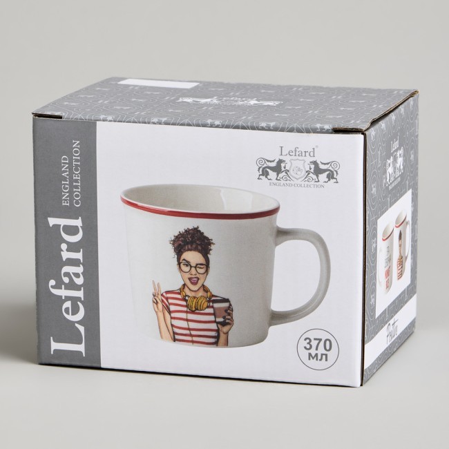 Кружка lefard "эта девочка может всё" 370мл Lefard (260-1040)