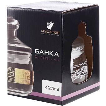 Банка "Флёр new" 420 мл(х6) " (MS97554-07)