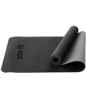 Коврик для йоги и фитнеса STARFIT FM-201, TPE, 183x61x0,4 см, черный/серый (2104797) Коврик для йоги и фитнеса STARFIT FM-201, TPE, 183x61x0,4 см, черный/серый (2104797)
