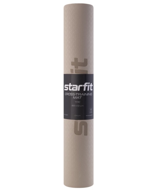 Коврик для йоги и фитнеса STARFIT FM-201, TPE, 183x61x0,4 см, черный/серый (2104797) Коврик для йоги и фитнеса STARFIT FM-201, TPE, 183x61x0,4 см, черный/серый (2104797)