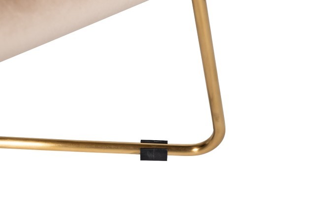 Кресло велюр бежевый/мат.зол. 75*87*80см (TT-00006029)