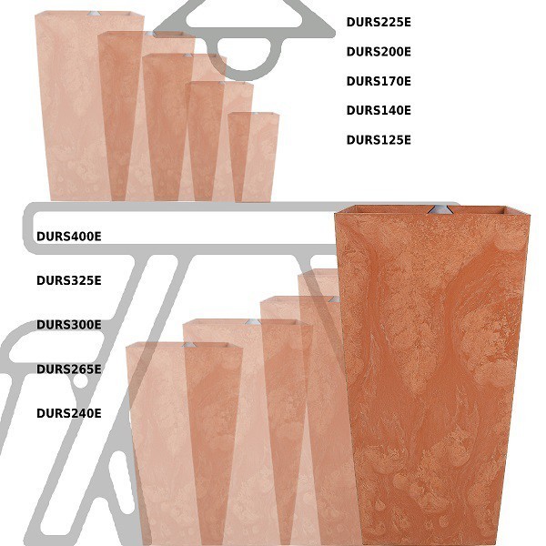 Кашпо для цветов Urbi Square Effect DURS400E-R624 (37/91,5 л) 2 предмета (84397) Кашпо для цветов Urbi Square Effect DURS400E-R624 (37/91,5 л) 2 предмета (84397)