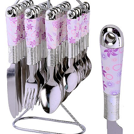 Набор 25пр ложки/вилки на подставке МВ (22022) Набор 25пр ложки/вилки на подставке МВ (22022)