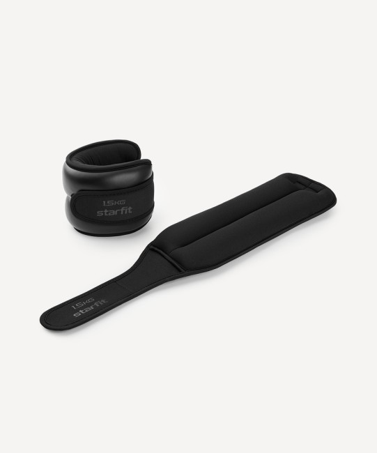 Утяжелители STARFIT WT-701, 1,5 кг, черный (2119093)
