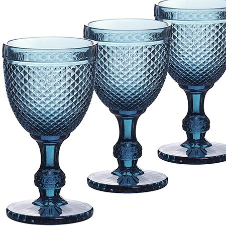 Набор бокалов 340 мл 6 шт синий LR (60431)