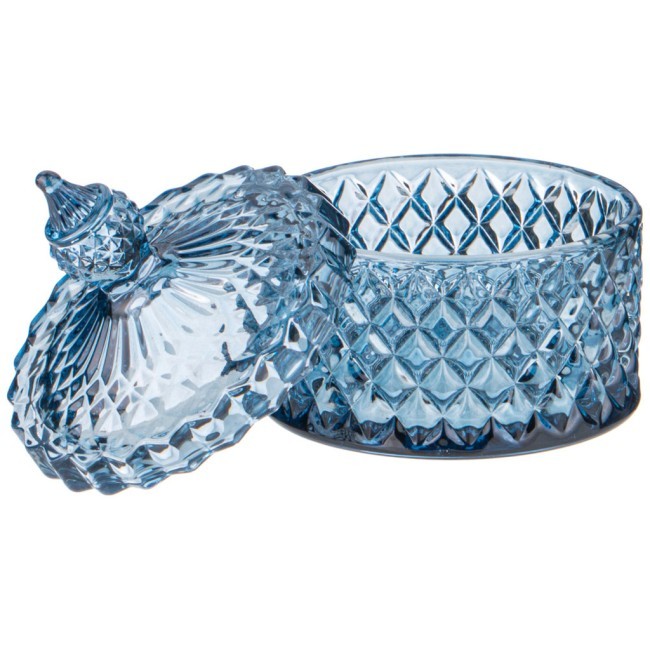 Емкость для хранения "diamant blue" 8,5*8,5*10см Lefard (355-307)