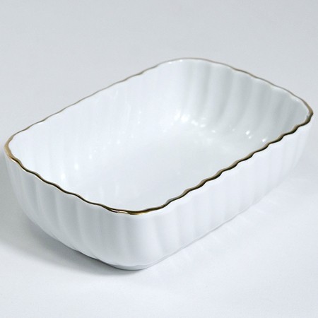 Блюдо сервировочное для подачи керамика 14х9х4 LR (90071-508-8) Блюдо сервировочное для подачи керамика 14х9х4 LR (90071-508-8)