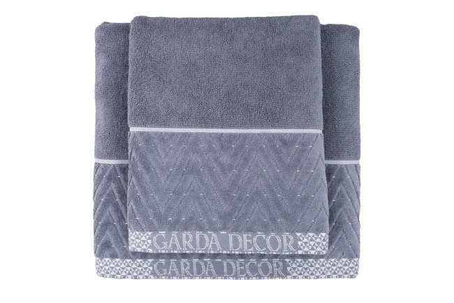 Полотенце Орсетто графит 70*140 (TT-00012098)