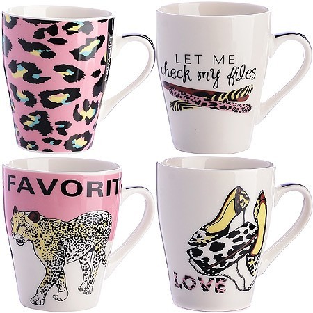 Кружка 340 мл Леопард (мин. 4шт)LR (31231)