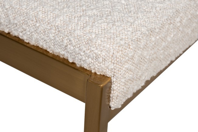 Стул барный, букле бежевый/матовое золото  50*55*85см (TT-00013472) Стул барный, букле бежевый/матовое золото  50*55*85см (TT-00013472)