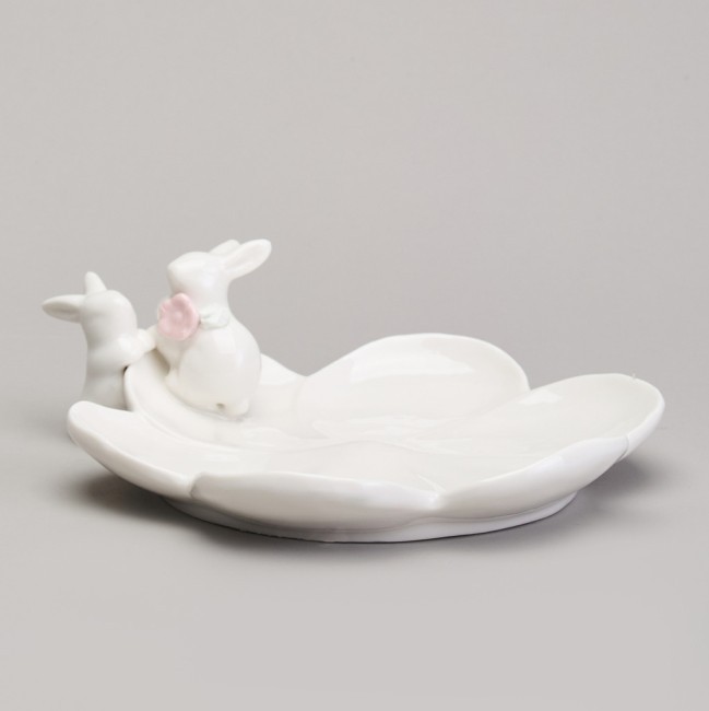 Блюдо сервировочное "кролики" 22,6х18,8х6,8 см LEFARD (146-2164)