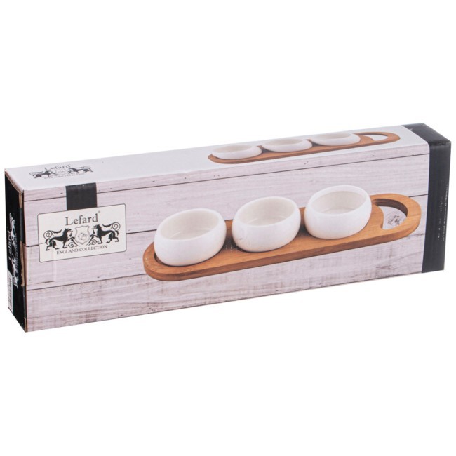 Набор соусников lefard "native" 3 шт. на дер. подставке с ручкой 33,3*10,4*1,2 см Lefard (474-224) Набор соусников lefard "native" 3 шт. на дер. подставке с ручкой 33,3*10,4*1,2 см Lefard (474-224)