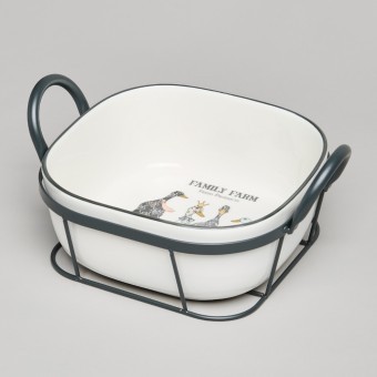 Форма на метал.подставке lefard "family farm" 26,5*21*12,5 cm Lefard (263-1371)