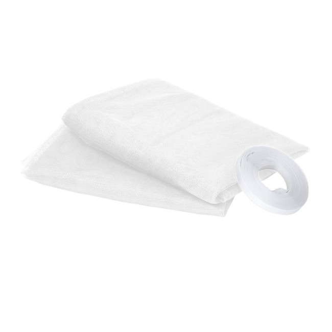 Противомоскитная сетка Help штора на дверь с крепежной лентой 2шт 80003-Л (66229)